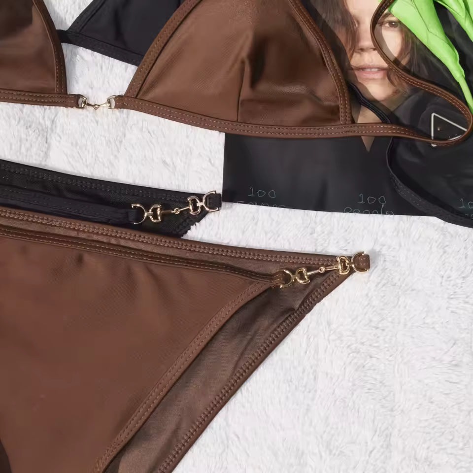 Noir Luxe Bikini Set