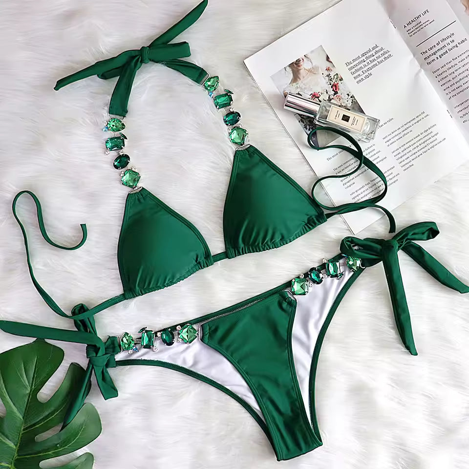 Valentina Crystal Bikini Set