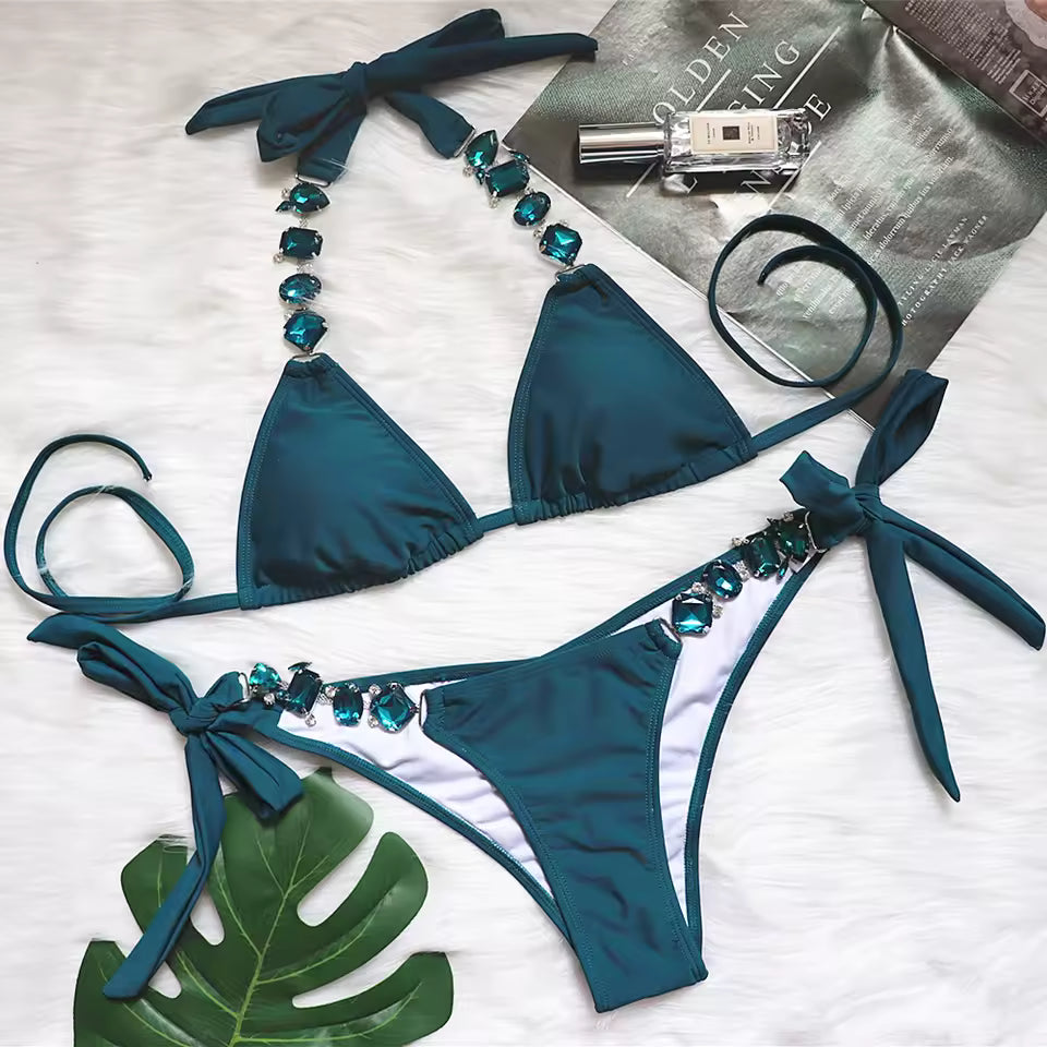 Valentina Crystal Bikini Set