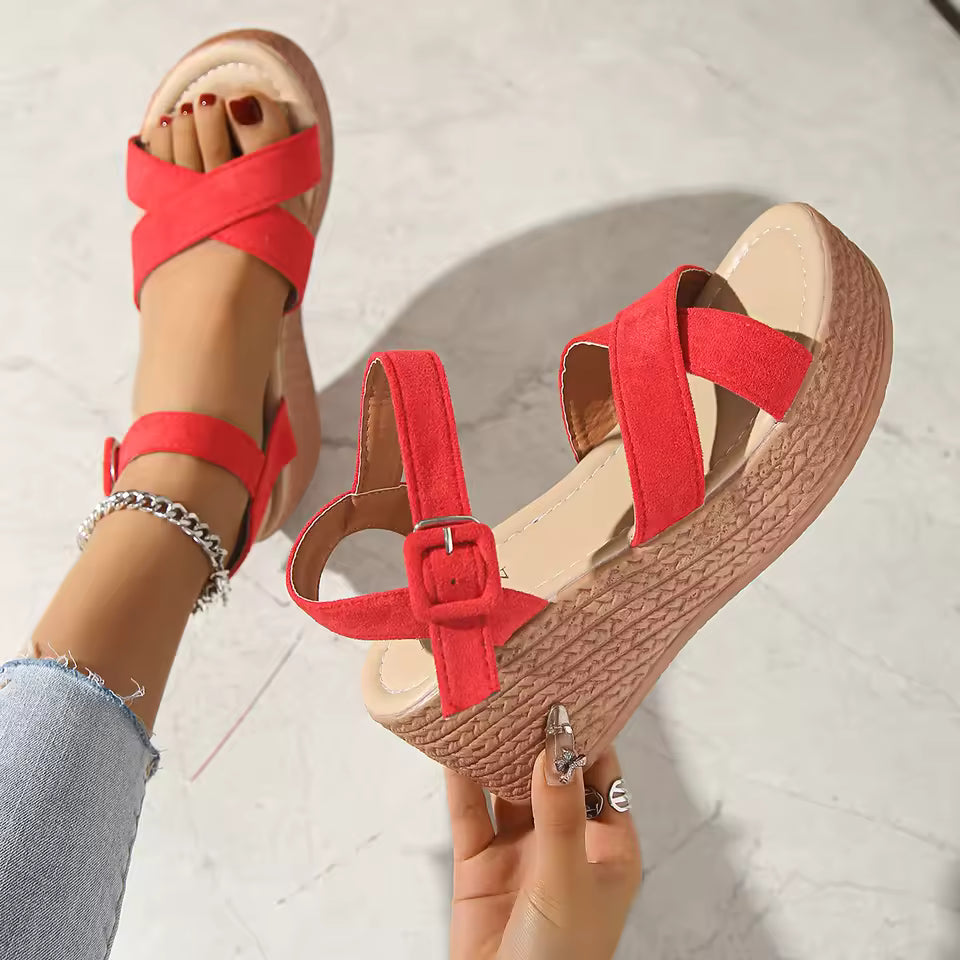 Serena Wedge Sandals