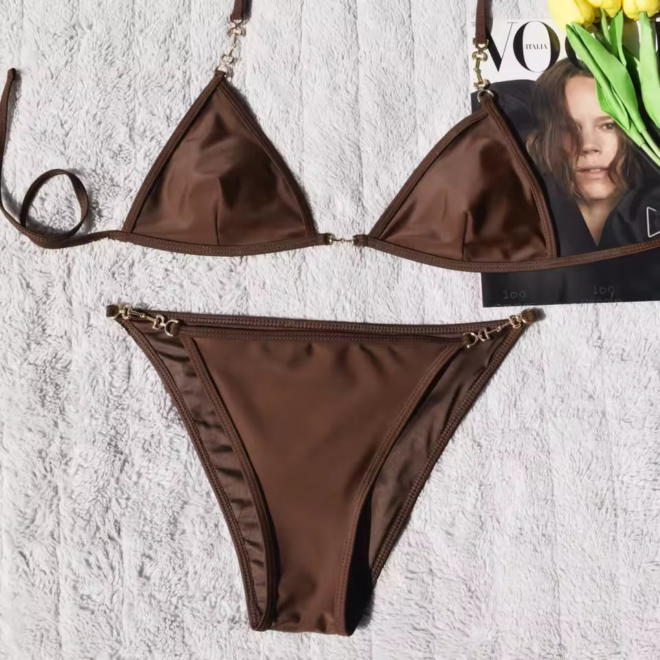 Noir Luxe Bikini Set